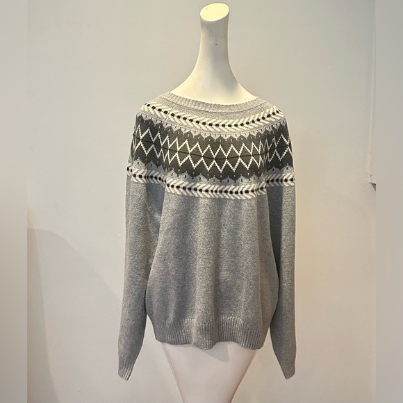 Weatherproof Vintage Ladies' Fairisle Sweater - Picture 6 of 11